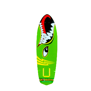 Barracuda Green Yellow Deck SmoothStar
